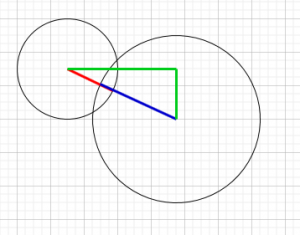 Collision detection - Circle vs Circle with Triangle